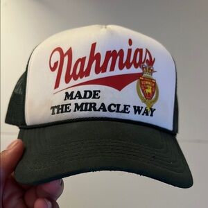 Green and White Trucker Hat